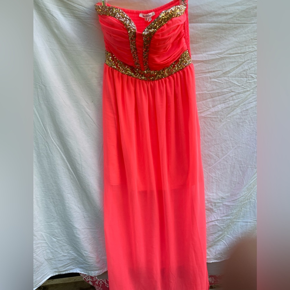 DRESS M NWT NEW sequin maxi